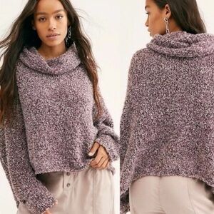 Free People BFF‎ Cowl Neck Oversized Sweater